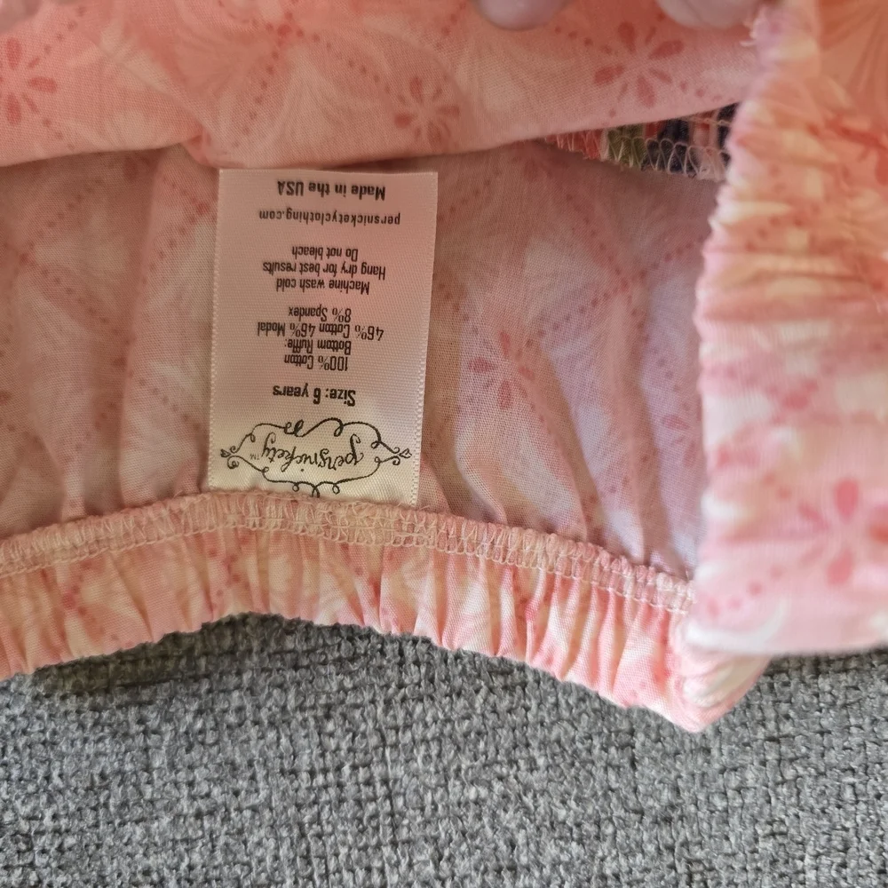 Persnickety Pink Floral Skirt